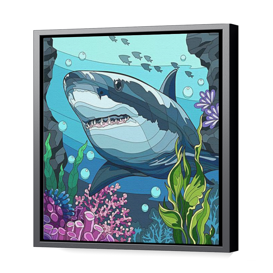Thumbnail for Canvas - Black Floating Frame