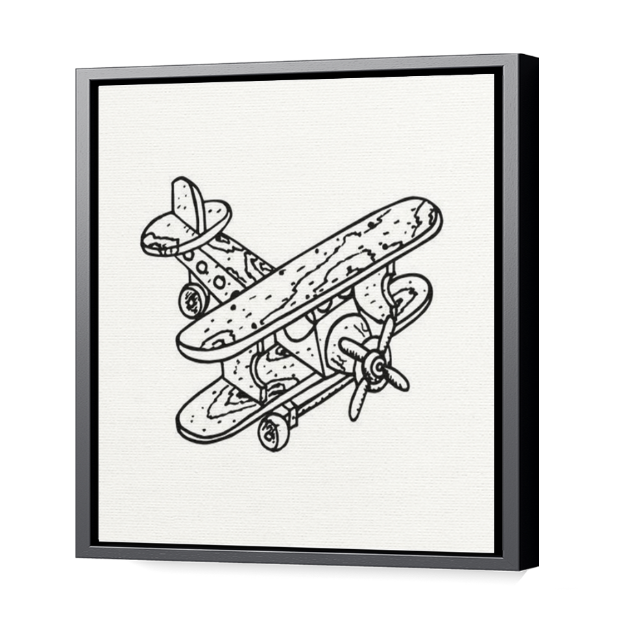 Thumbnail for Canvas - Black Floating Frame