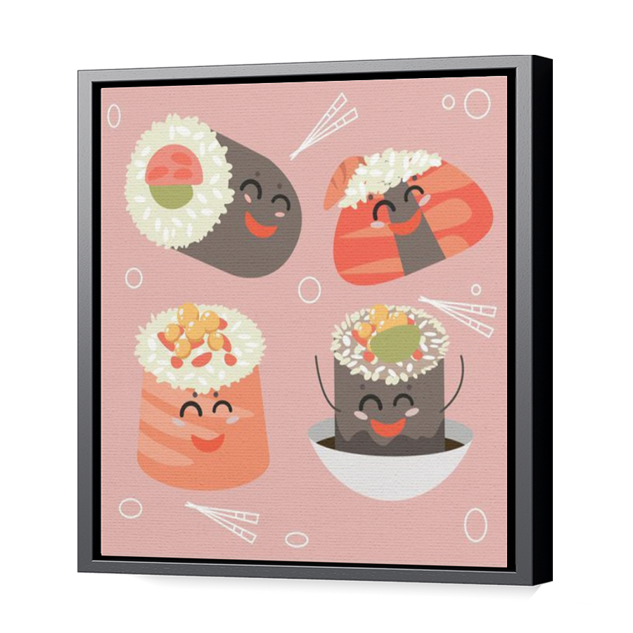 Thumbnail for Canvas - Black Floating Frame