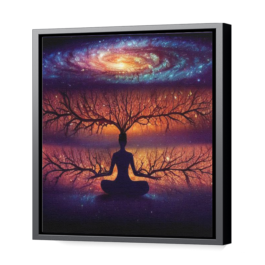 Thumbnail for Canvas - Black Floating Frame