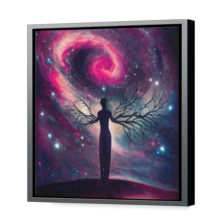 Thumbnail for Canvas - Black Floating Frame
