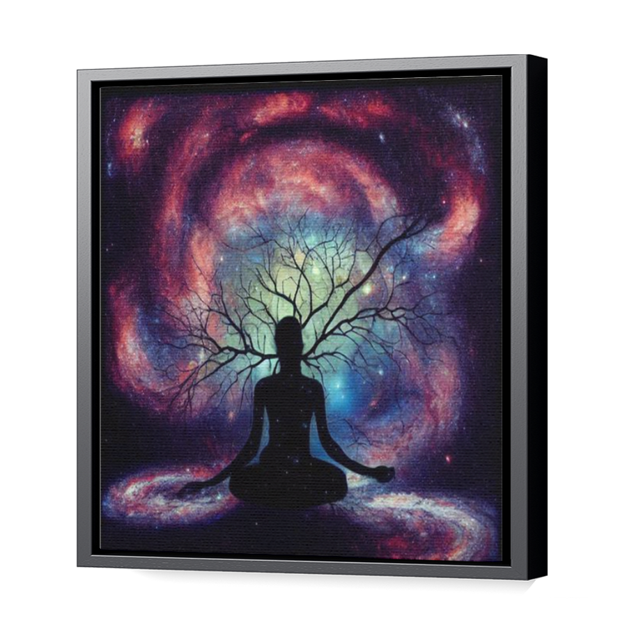 Thumbnail for Canvas - Black Floating Frame