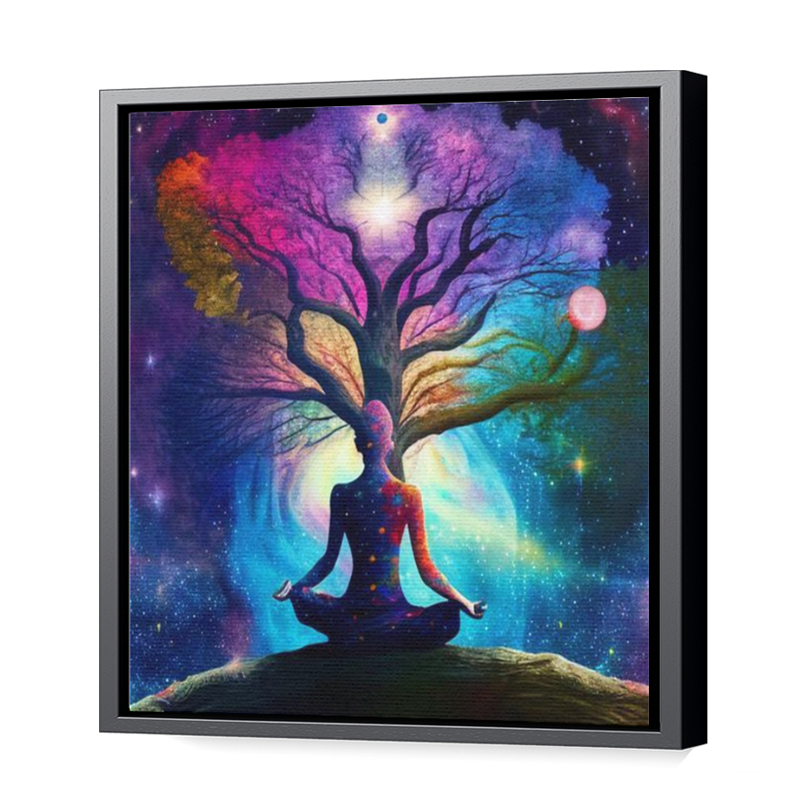 Thumbnail for Canvas - Black Floating Frame