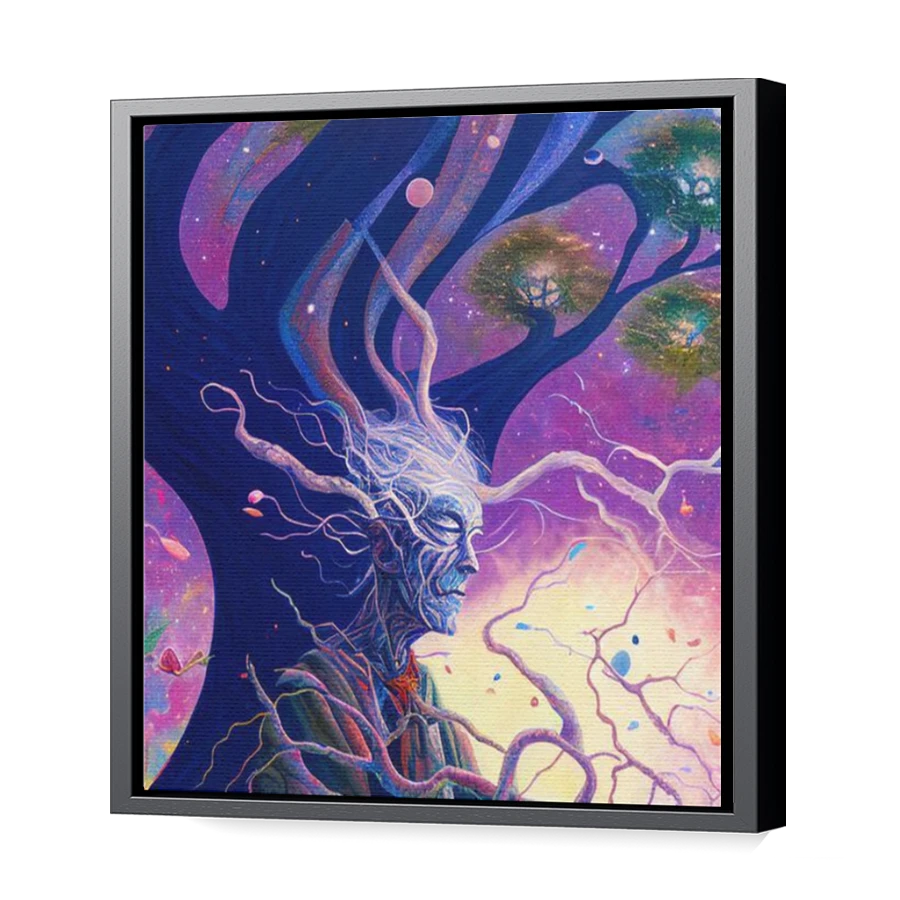 Thumbnail for Canvas - Black Floating Frame