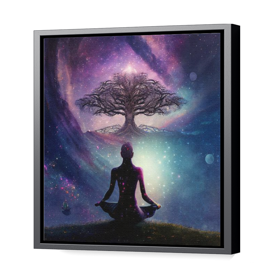 Thumbnail for Canvas - Black Floating Frame