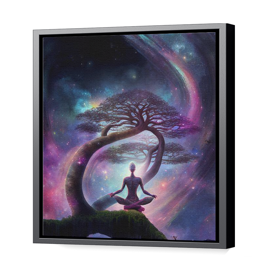 Thumbnail for Canvas - Black Floating Frame