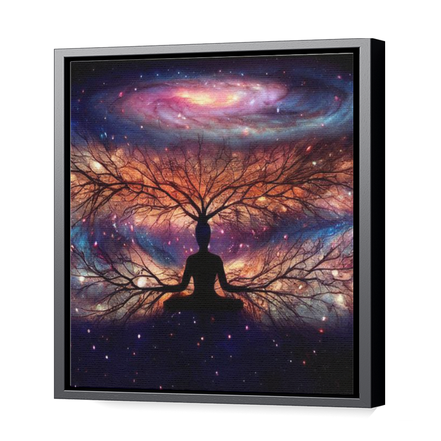 Thumbnail for Canvas - Black Floating Frame
