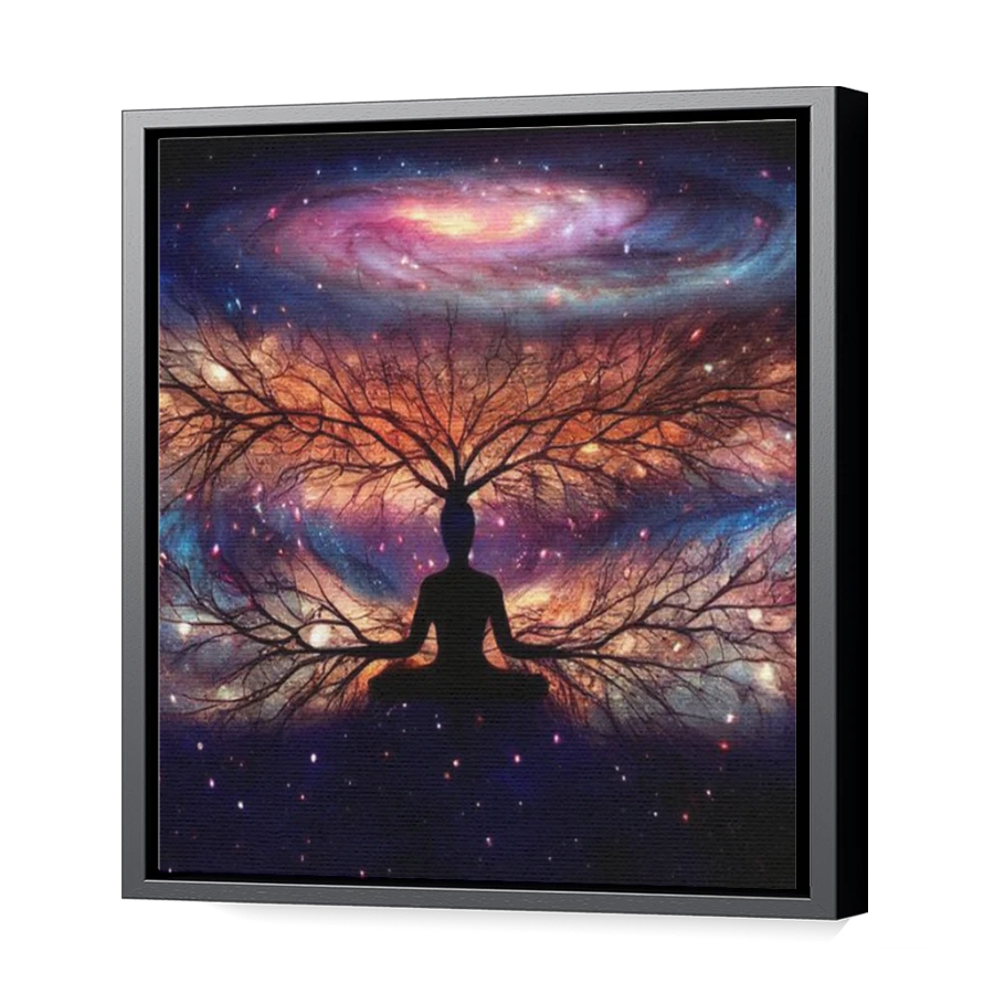 Thumbnail for Canvas - Black Floating Frame