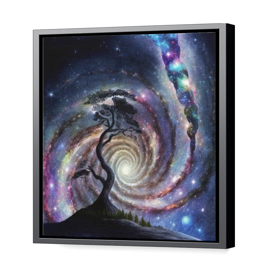 Thumbnail for Canvas - Black Floating Frame