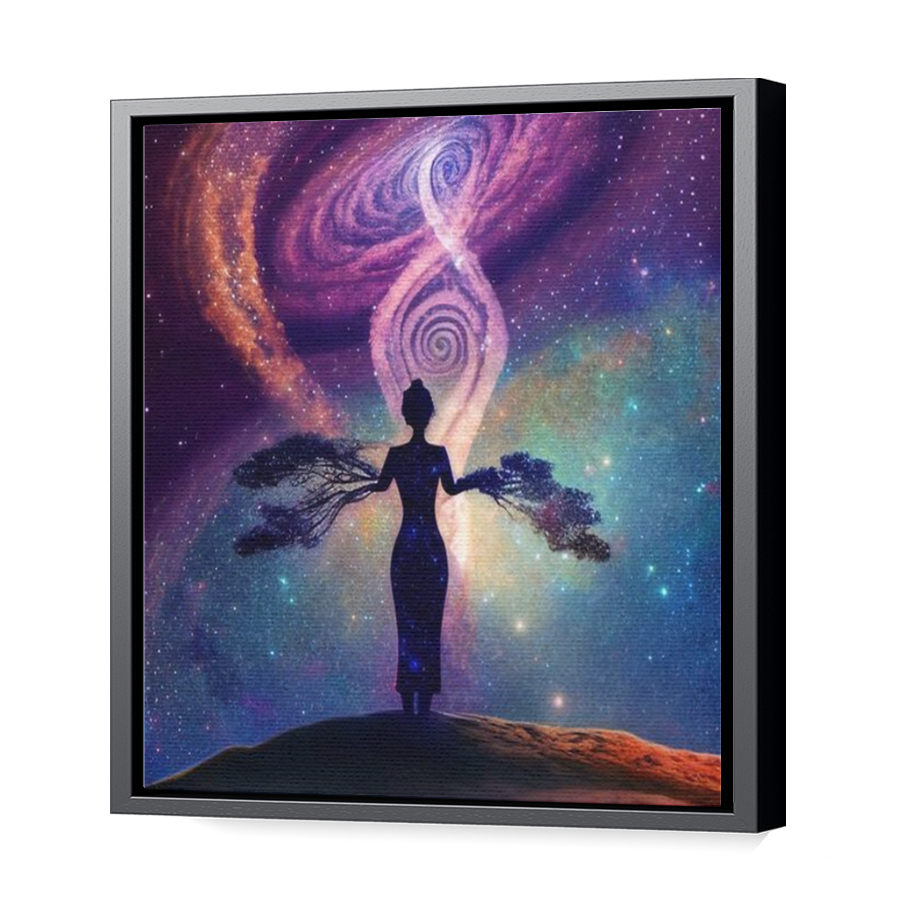 Thumbnail for Canvas - Black Floating Frame
