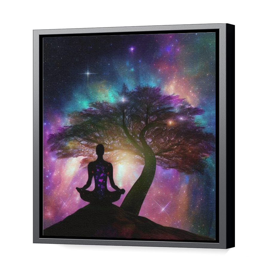 Thumbnail for Canvas - Black Floating Frame
