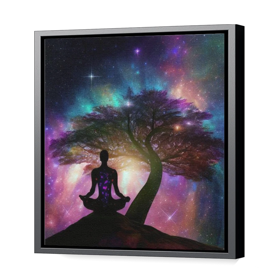Thumbnail for Canvas - Black Floating Frame