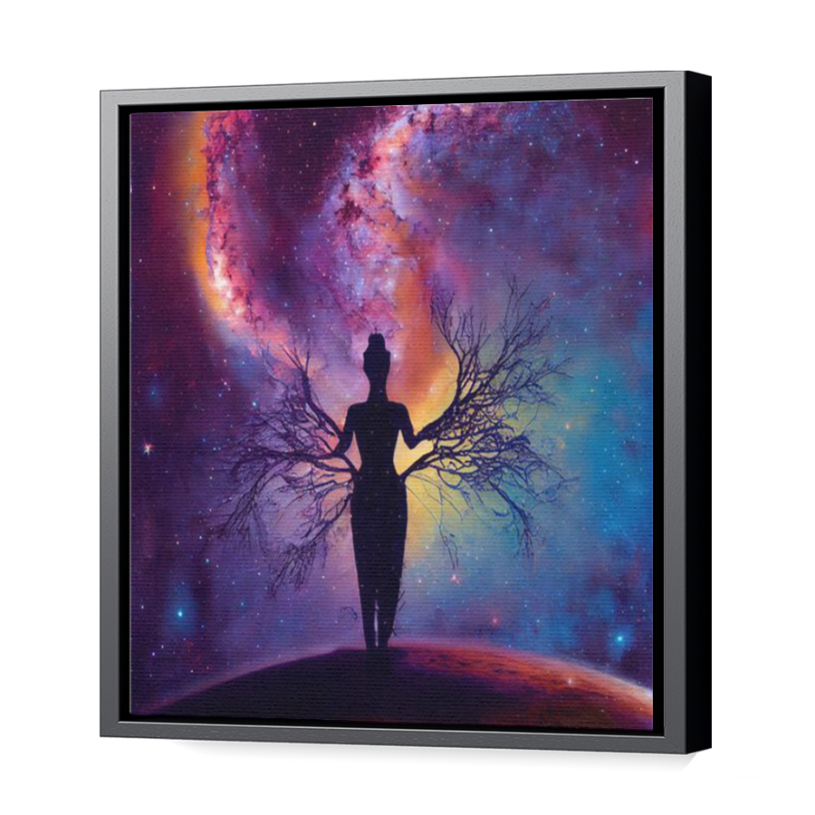 Thumbnail for Canvas - Black Floating Frame