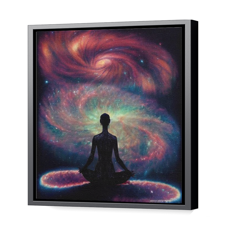Thumbnail for Canvas - Black Floating Frame