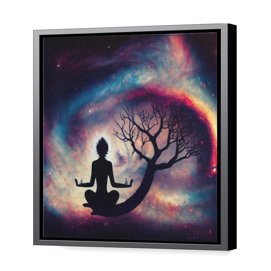 Thumbnail for Canvas - Black Floating Frame