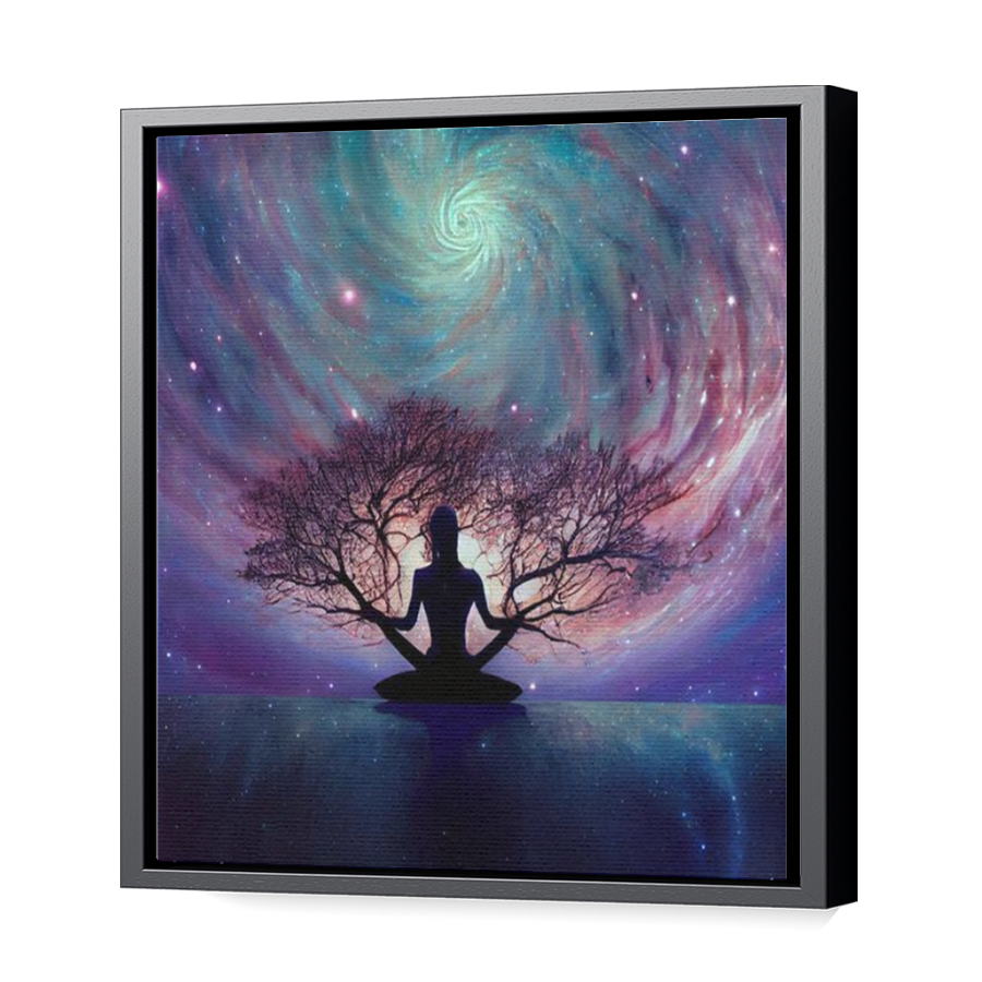 Thumbnail for Canvas - Black Floating Frame