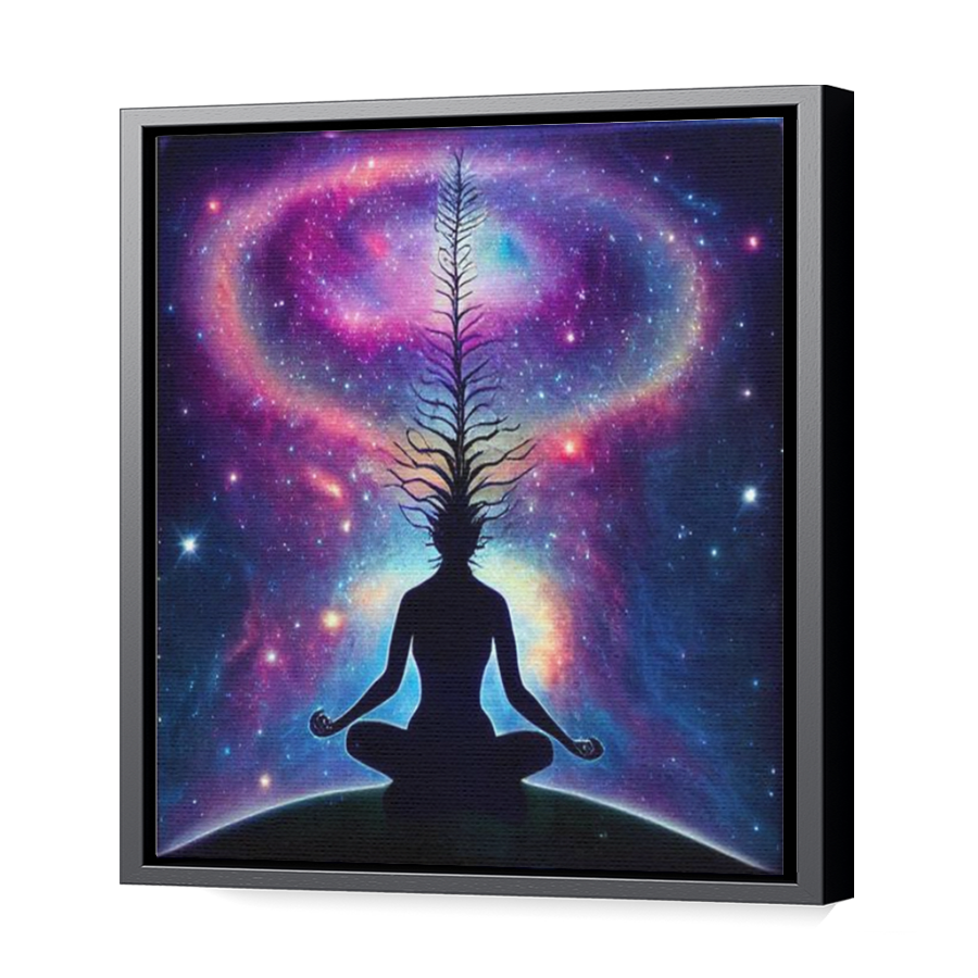 Thumbnail for Canvas - Black Floating Frame