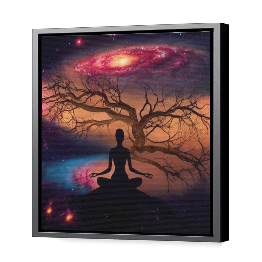 Thumbnail for Canvas - Black Floating Frame