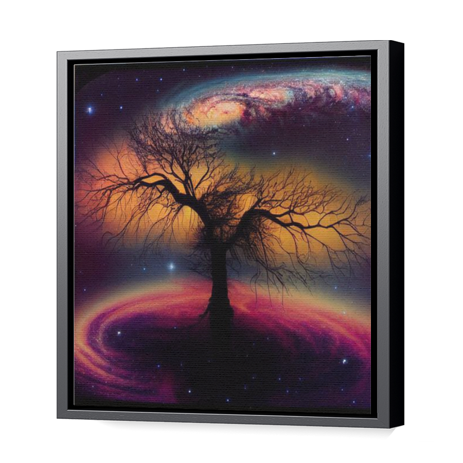 Thumbnail for Canvas - Black Floating Frame