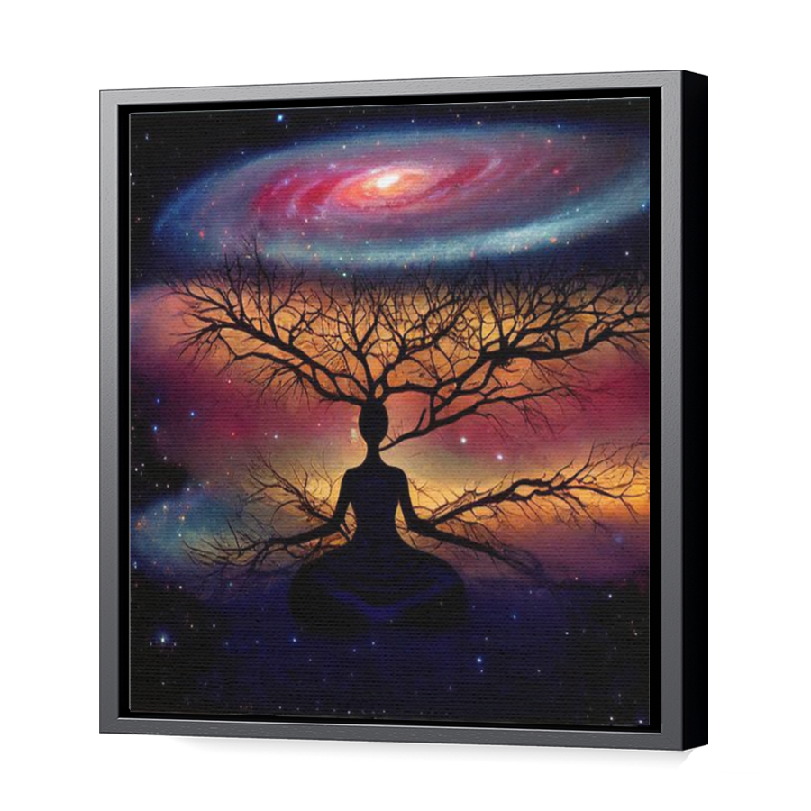 Thumbnail for Canvas - Black Floating Frame