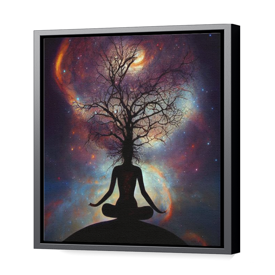 Thumbnail for Canvas - Black Floating Frame