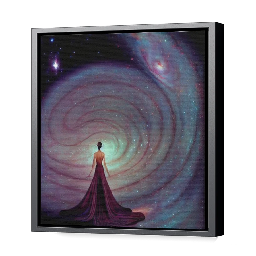 Thumbnail for Canvas - Black Floating Frame