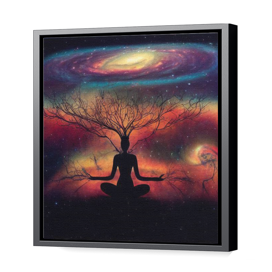 Thumbnail for Canvas - Black Floating Frame