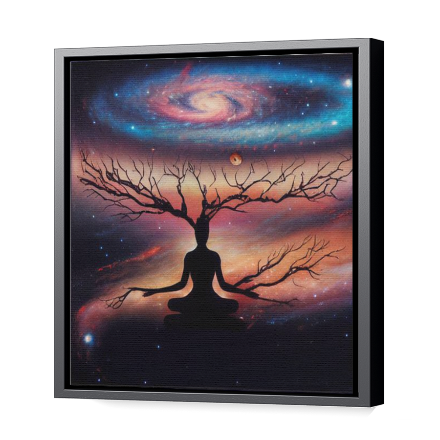 Thumbnail for Canvas - Black Floating Frame