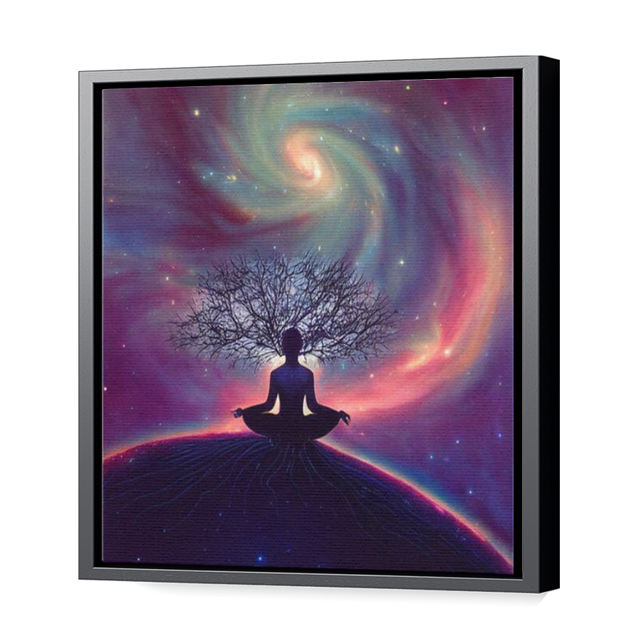 Thumbnail for Canvas - Black Floating Frame