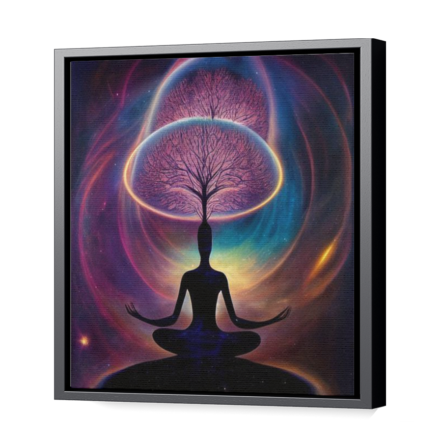 Thumbnail for Canvas - Black Floating Frame