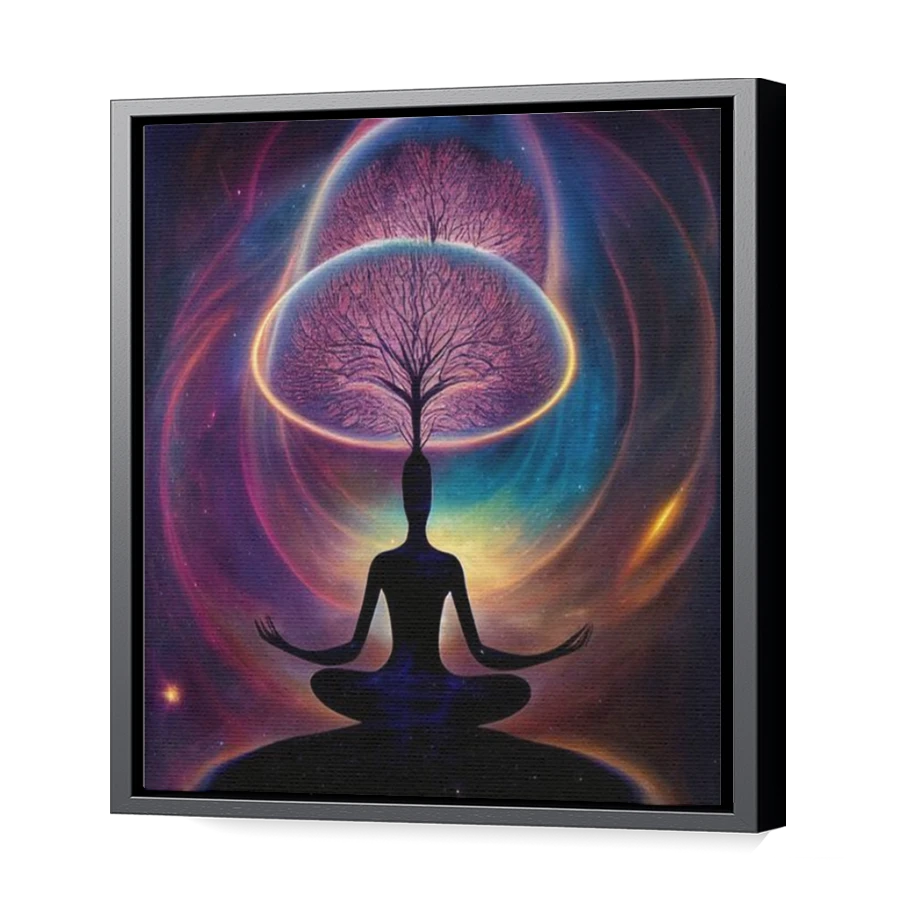 Thumbnail for Canvas - Black Floating Frame