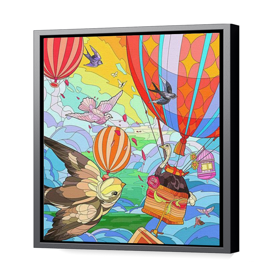 Thumbnail for Canvas - Black Floating Frame