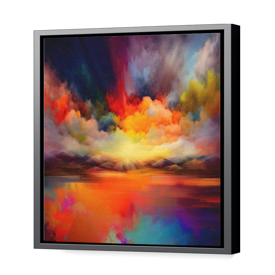 Thumbnail for Canvas - Black Floating Frame