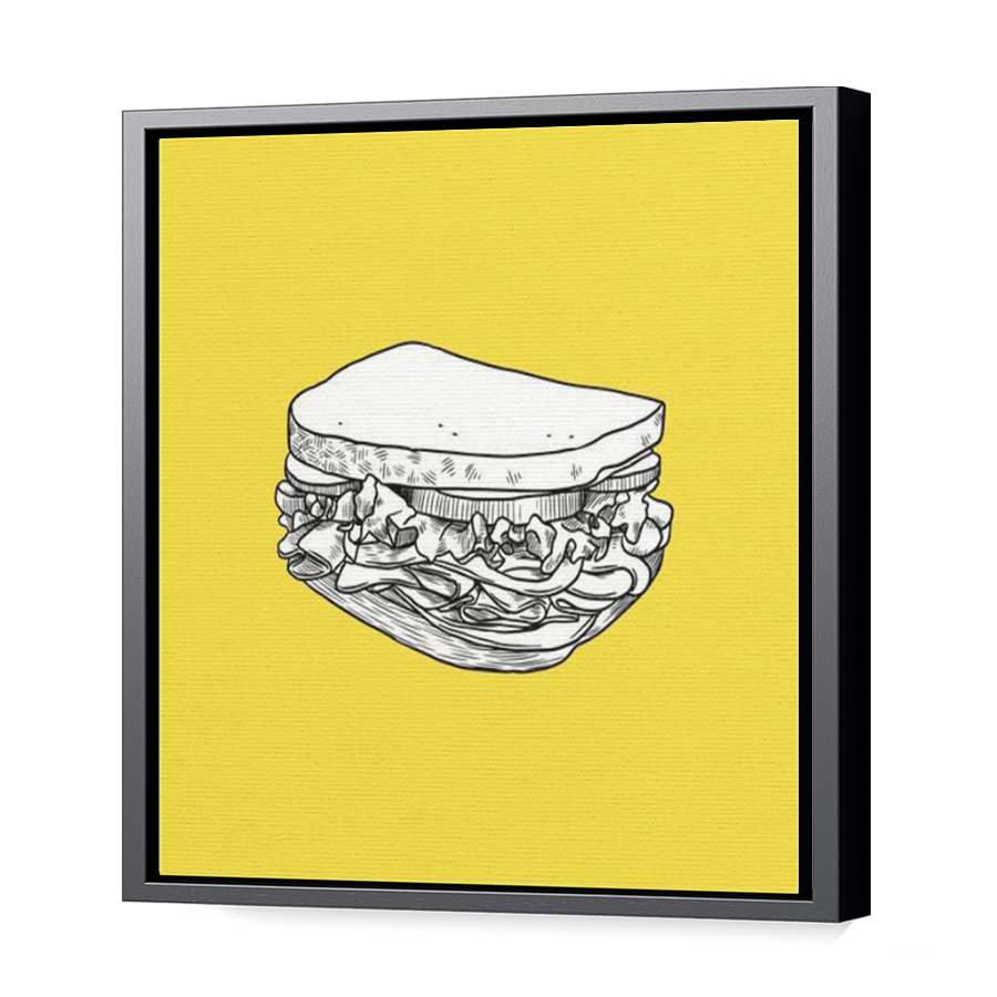 Thumbnail for Canvas - Black Floating Frame