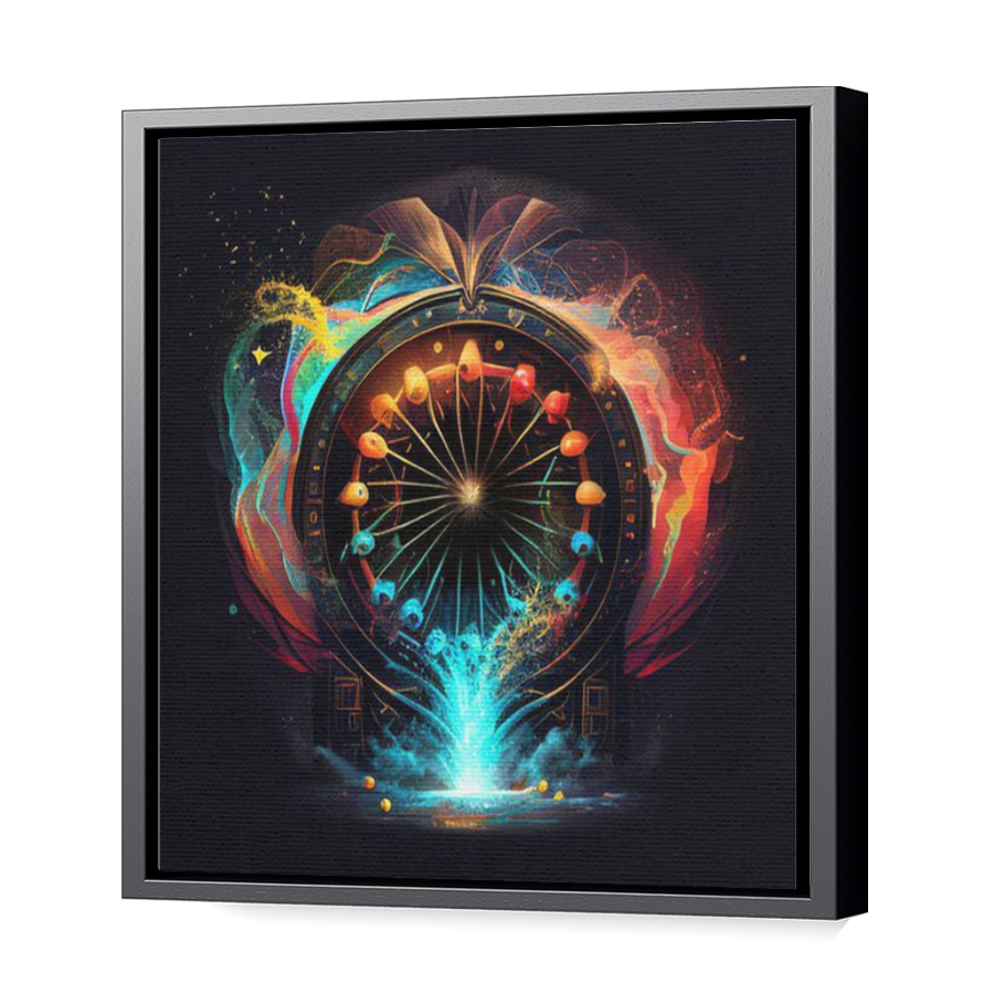 Thumbnail for Canvas - Black Floating Frame