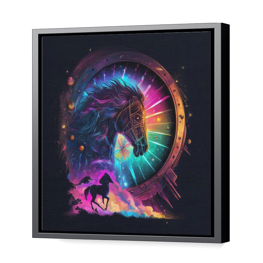 Thumbnail for Canvas - Black Floating Frame