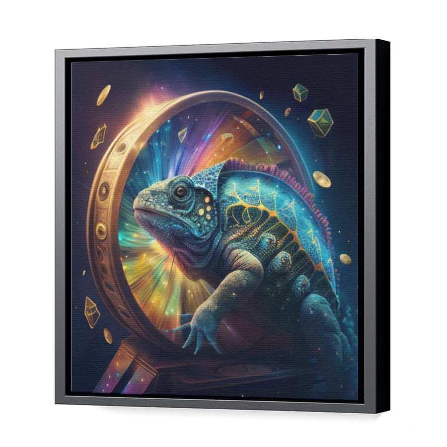 Thumbnail for Canvas - Black Floating Frame