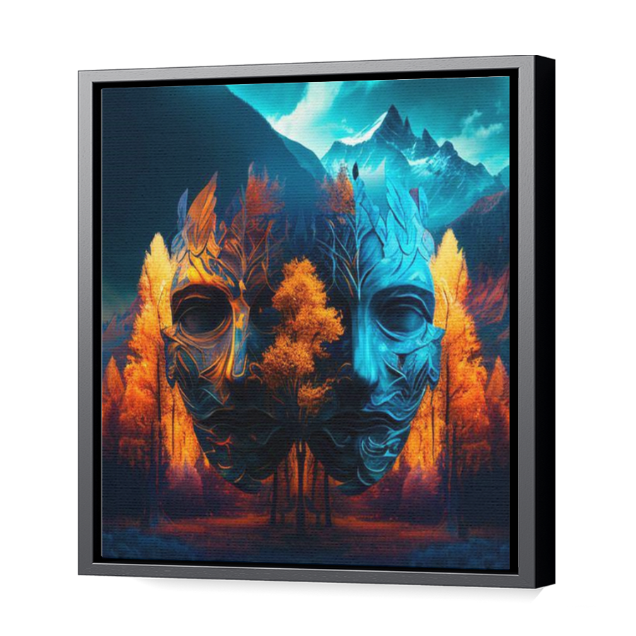 Thumbnail for Canvas - Black Floating Frame