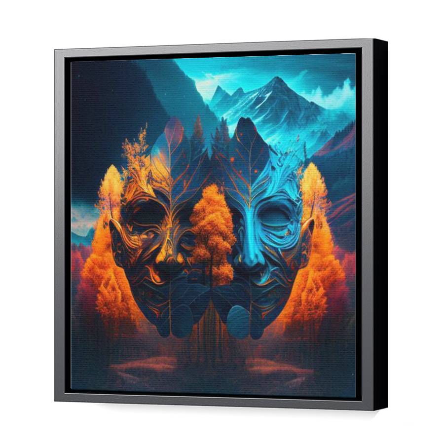 Thumbnail for Canvas - Black Floating Frame