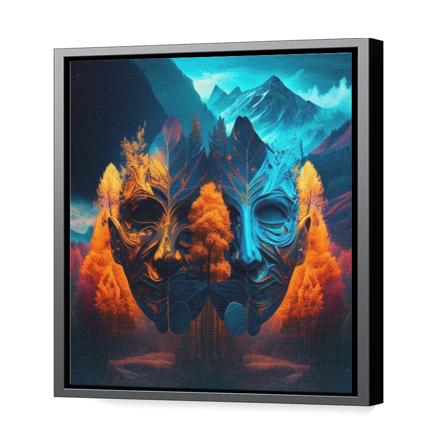 Thumbnail for Canvas - Black Floating Frame