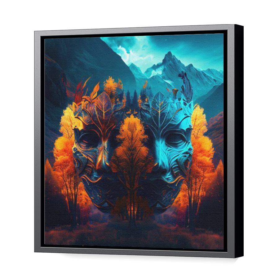 Thumbnail for Canvas - Black Floating Frame