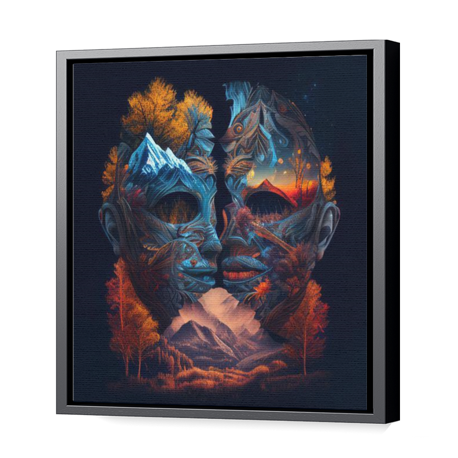 Thumbnail for Canvas - Black Floating Frame