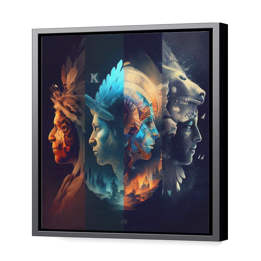 Thumbnail for Canvas - Black Floating Frame