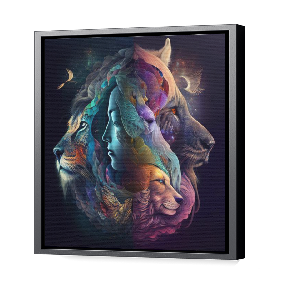 Thumbnail for Canvas - Black Floating Frame
