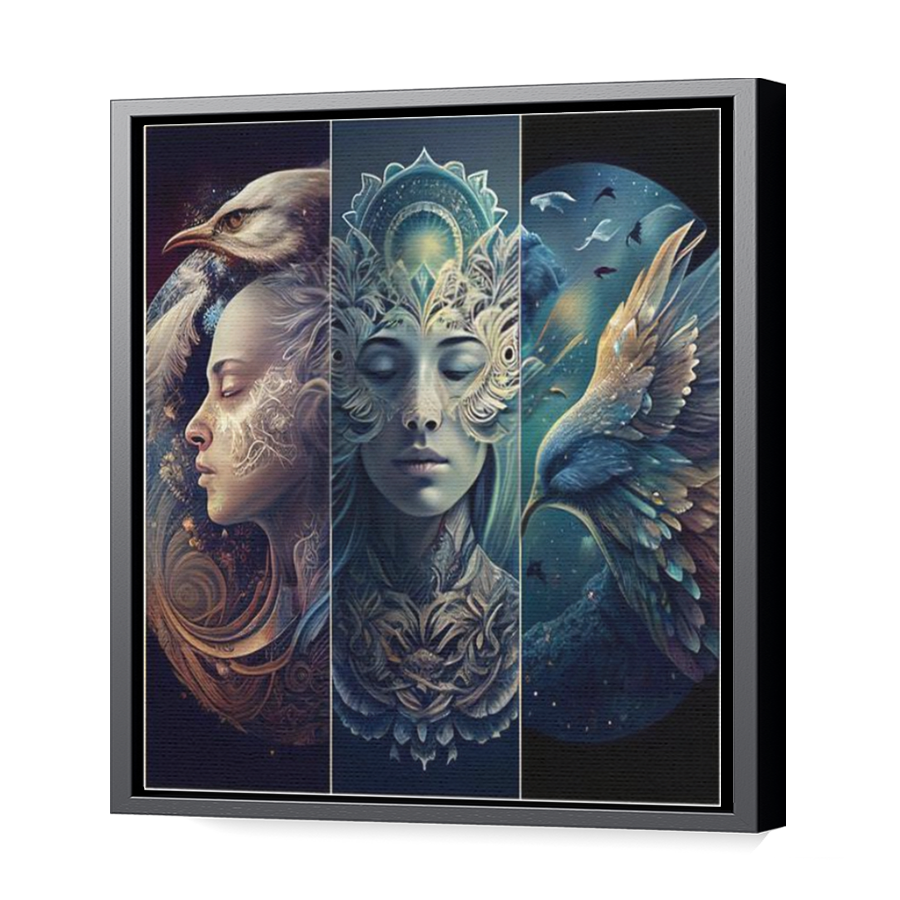 Thumbnail for Canvas - Black Floating Frame