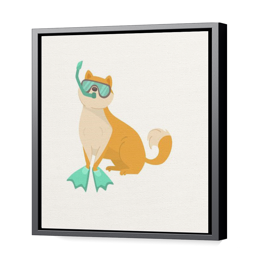 Thumbnail for Canvas - Black Floating Frame