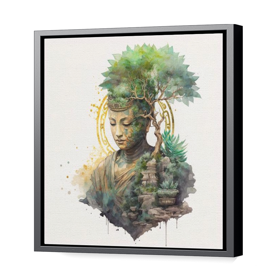 Thumbnail for Canvas - Black Floating Frame