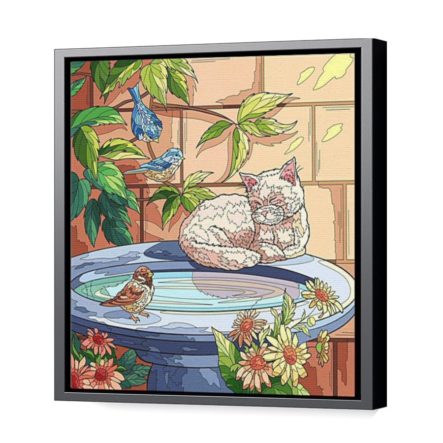 Thumbnail for Canvas - Black Floating Frame