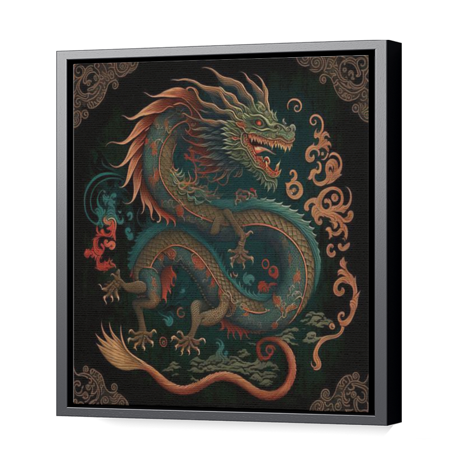 Thumbnail for Canvas - Black Floating Frame