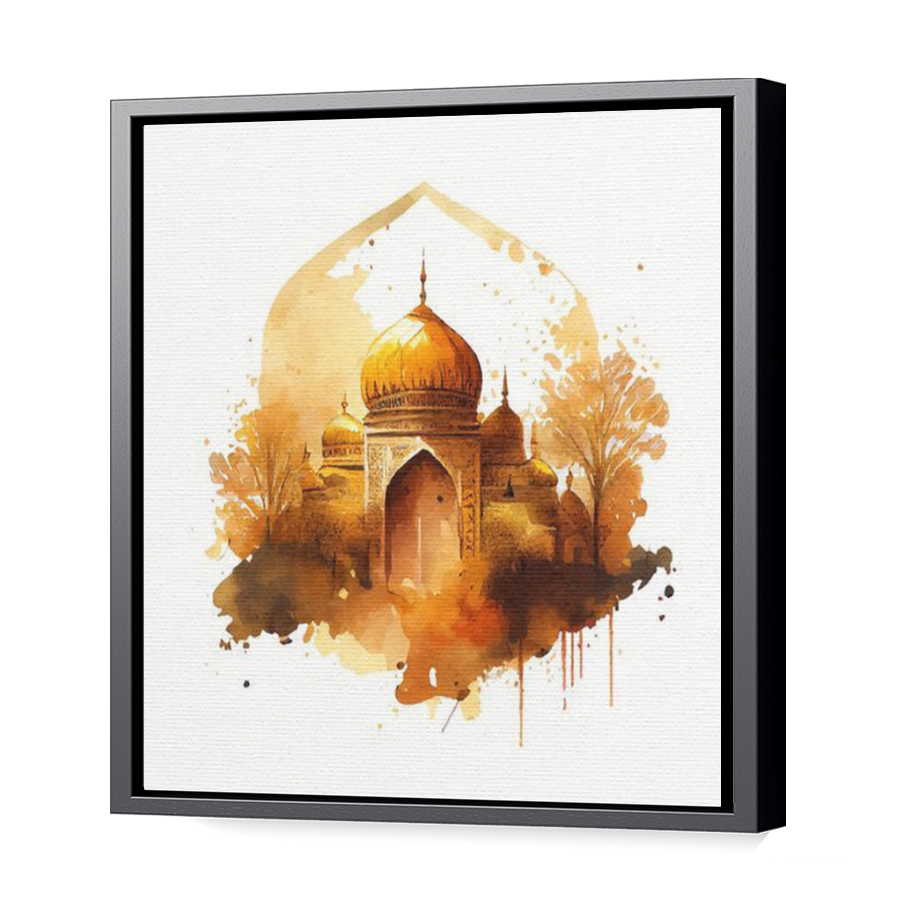 Thumbnail for Canvas - Black Floating Frame
